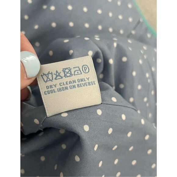 Boden Light Gray 100% Cotton Lined Single Button Long Sleeve Blazer Size 6‎ - Picture 5 of 5